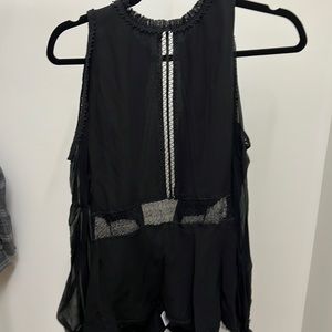 Open should sheer blouse great condition